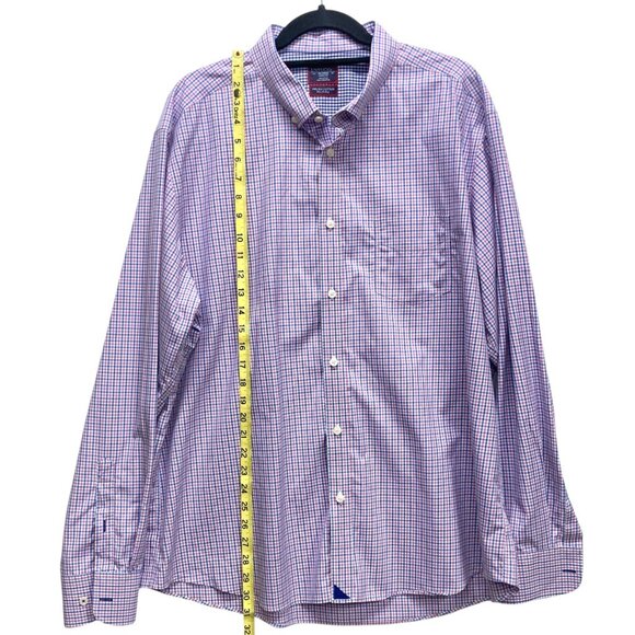 UNTUCKit Monroeville Men's XXL Plaid Shirt‎ Cotton Wrinkle Free Button-Down - Picture 6 of 12